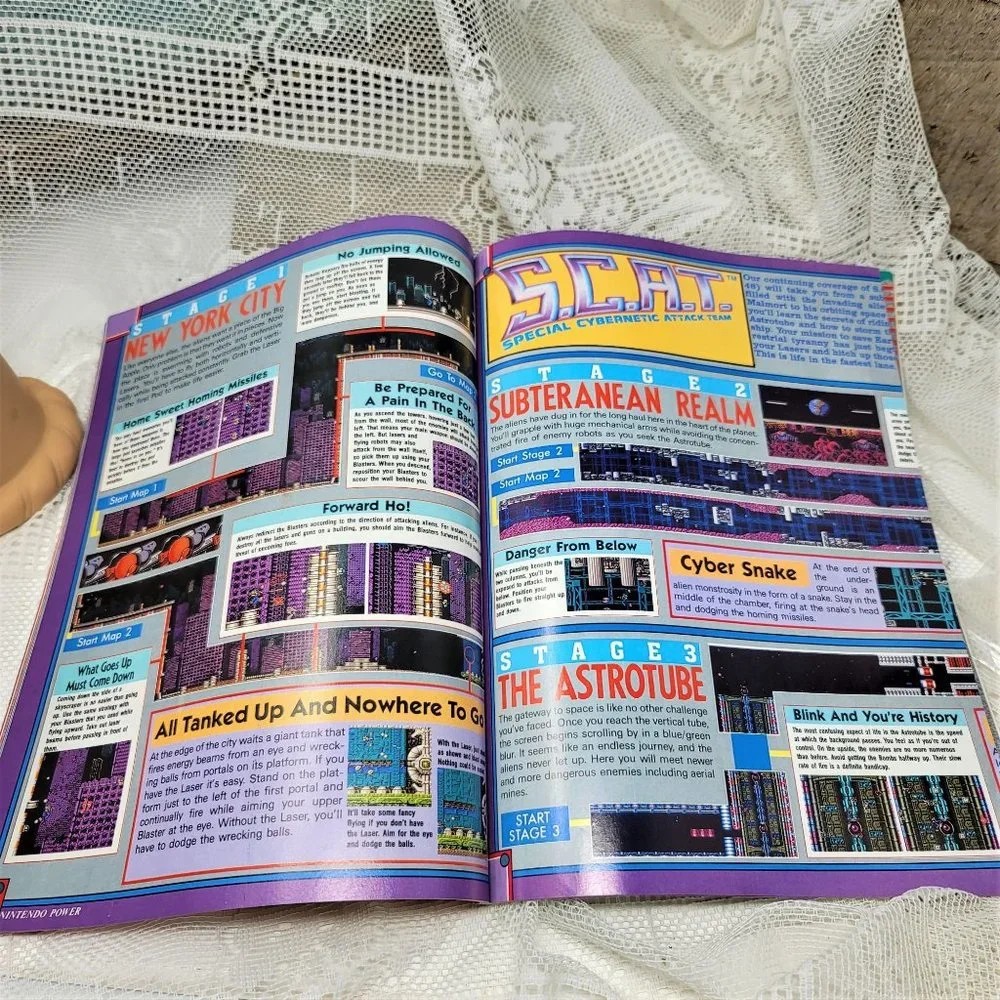 Nintendo Power Magazine #23 April 1991 NES Power Blade, Sim City Poster Complete